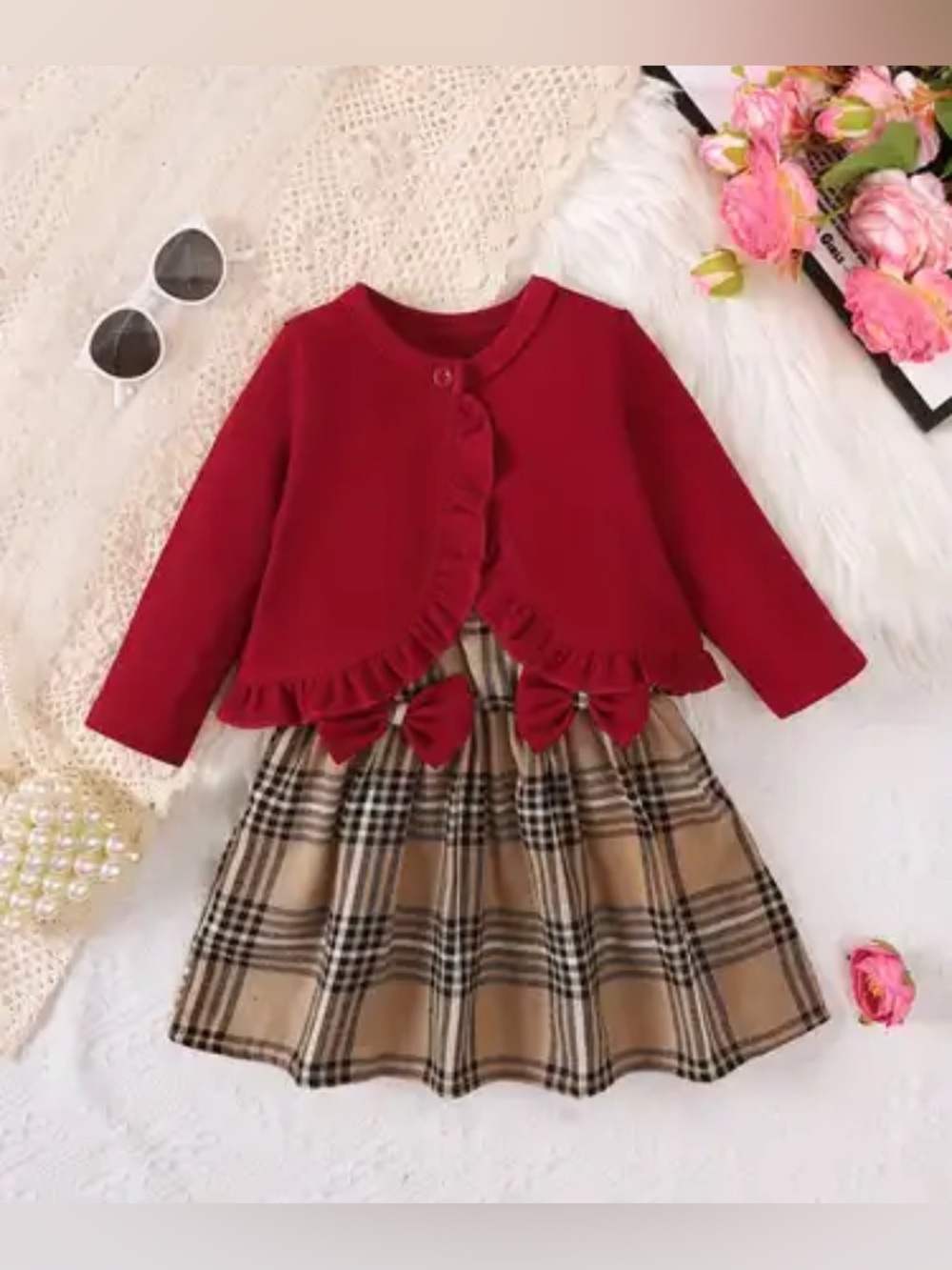 Toddler Girl 2-Piece Temu Boutique Dress Bundle
